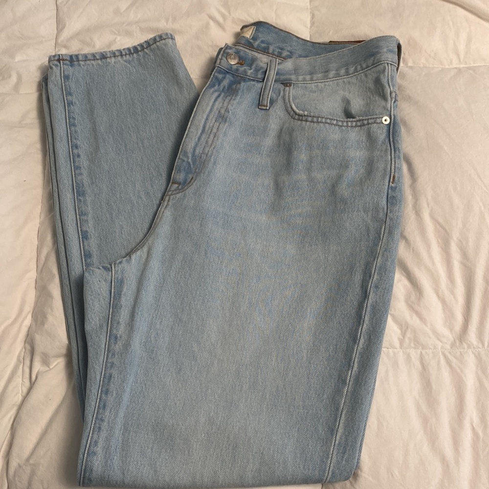 Madewell classic straight jeans